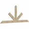 Ekena Millwork Saratoga Rough Sawn Timber Gable Bracket, Douglas Fir, 108"W x 45"H x 2"D x 6"F, 10/12 Pitch GBW108X45X0206SAR00RDF - alternate 2